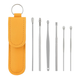 Ear Wax CleaningTools Kit, 6 Pcs Ear Pick
