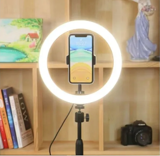 Ring Light With Phone Holder