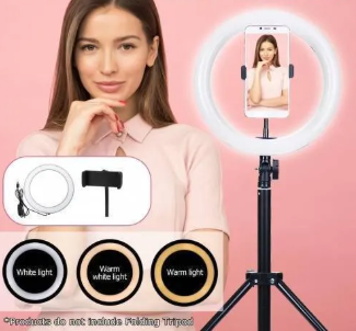 Ring Light With Phone Holder