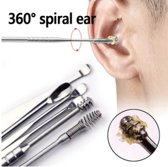 Ear Wax CleaningTools Kit, 6 Pcs Ear Pick